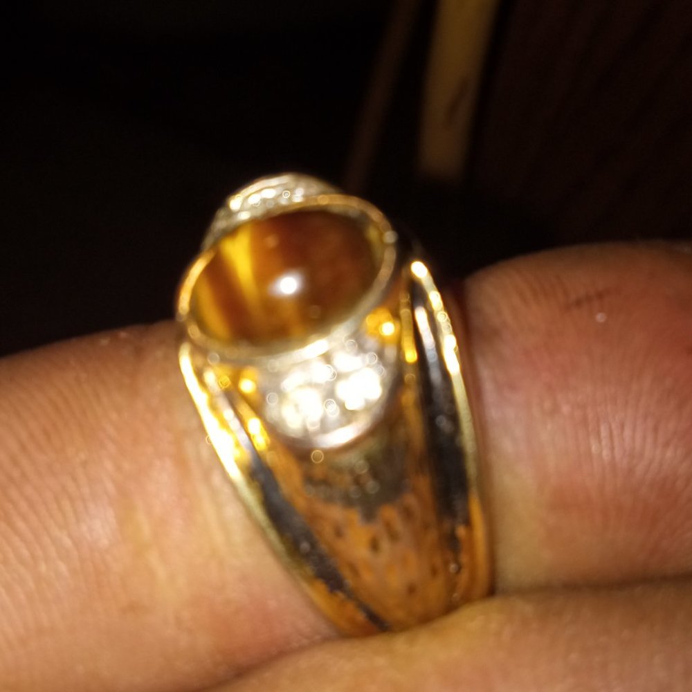 Tigers eye ring